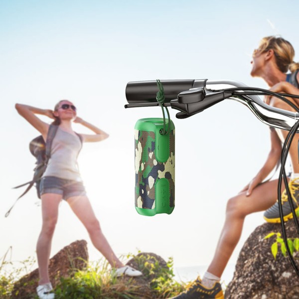 Портативна колонка HOCO BS48 Artistic sports BT speaker Camouflage Green (6931474762290)