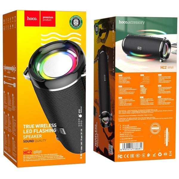Портативна колонка HOCO HC2 Xpress sports BT speaker Black (6931474738684)