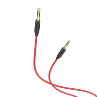 Аудіокабель HOCO UPA11 AUX audio cable Red (6957531079309)