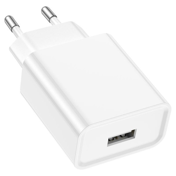 Мережевий зарядний пристрій BOROFONE BA74A Aspirer single port charger White (BA74AW)