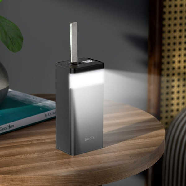 Зовнішній акумулятор HOCO J86 Powermaster 22.5W fully compatible power bank(40000mAh) Black (6931474759214)