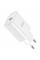 Мережевий зарядний пристрій HOCO N14 Smart Charging single port PD20W charger White (6931474745026)
