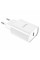 Мережевий зарядний пристрій HOCO N14 Smart Charging single port PD20W charger White (6931474745026)