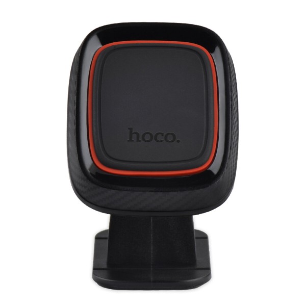 Автотримач для телефона HOCO CA24 Lotto series magnetic automotive center adsorbed holder Black (6957531065593)