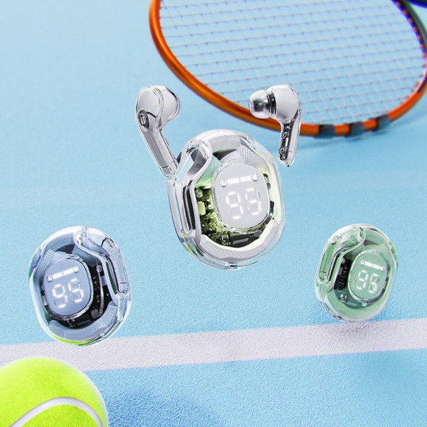 Бездротові навушники ACEFAST T8 Crystal color (2) bluetooth earbuds White Moon (AFT8WM)