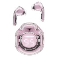 Бездротові навушники ACEFAST T8 Crystal color (2) bluetooth earbuds Lotus Pink (AFT8LP)