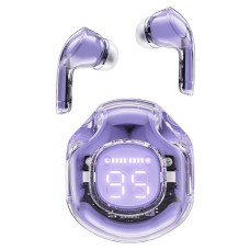 Бездротові навушники ACEFAST T8 Crystal color (2) bluetooth earbuds Alfalfa Purple (AFT8AP)