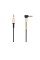 Аудіокабель HOCO UPA02 AUX Spring Audio cable Black (6957531025665)