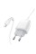 Мережевий зарядний пристрій HOCO C72Q Glorious single port QC3.0 charger set(Micro) 18W White (6931474732538)