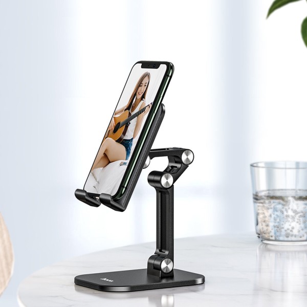 Тримач для телефона HOCO PH34 Excelente double folding desktop stand Black (6931474734129)