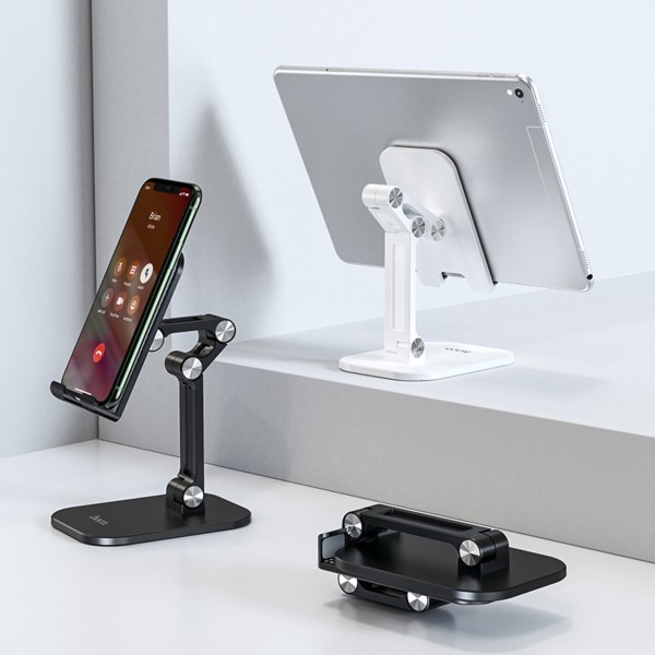 Тримач для телефона HOCO PH34 Excelente double folding desktop stand Black (6931474734129)