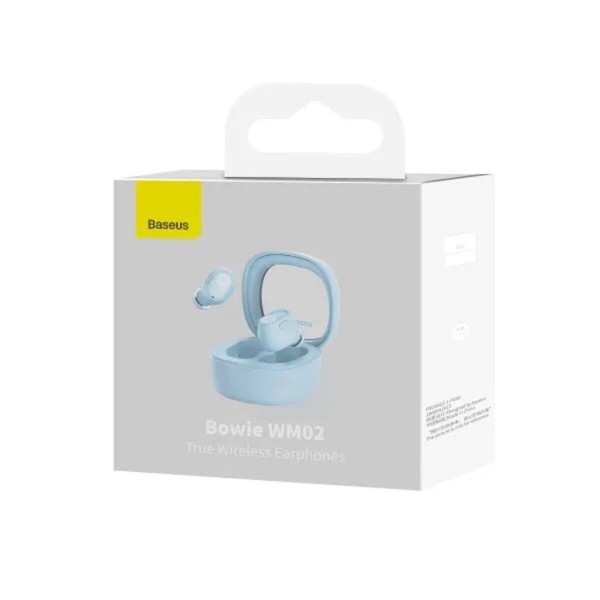 Бездротові навушники Baseus Bowie WM02 True Wireless Earphones Blue (NGTW180003)