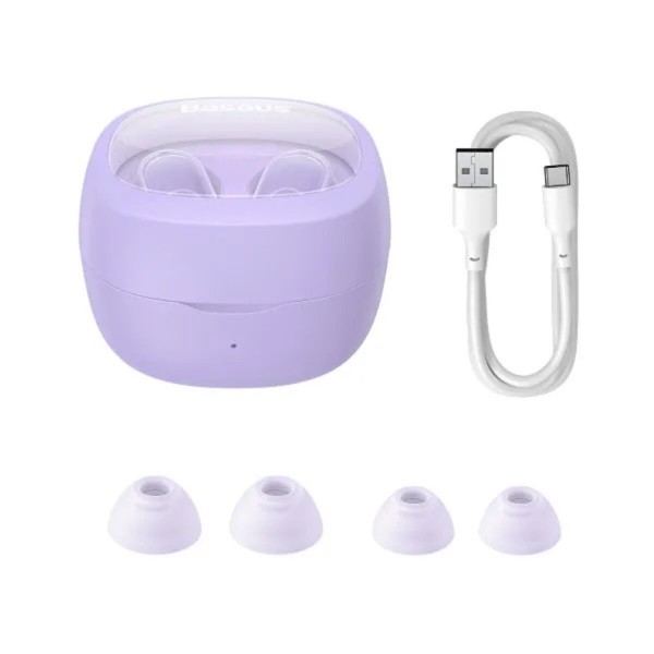 Бездротові навушники Baseus Bowie WM02 True Wireless Earphones Purple (NGTW180005)