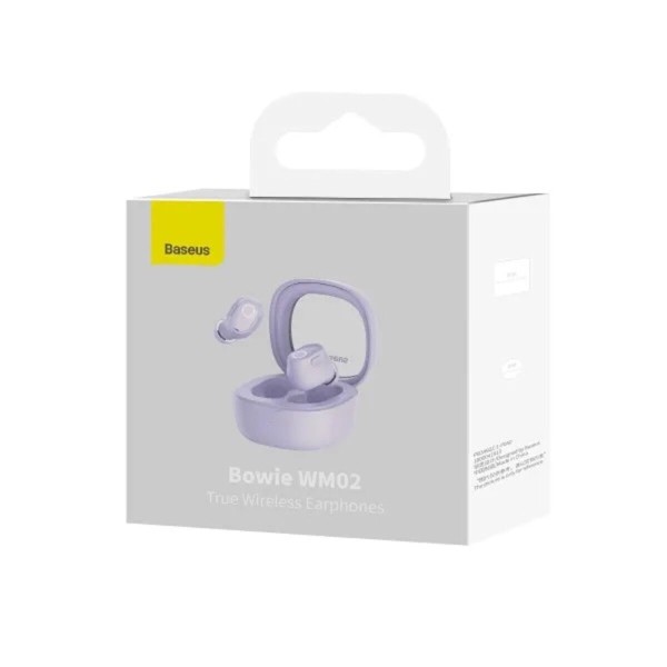 Бездротові навушники Baseus Bowie WM02 True Wireless Earphones Purple (NGTW180005)