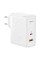 Мережевий зарядний пристрій Baseus GaN5 Pro Fast Charger C+U 100W EU White (With Mini White Cable Type-C to Type-C 100W(20V/5A) 1m White） (CCGP090202)