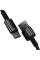 Кабель Baseus Tungsten Gold Fast Charging Data Cable USB to Type-C 100W 2m Black (CAWJ000101)