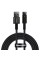 Кабель Baseus Tungsten Gold Fast Charging Data Cable USB to Type-C 100W 2m Black (CAWJ000101)