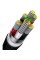 Кабель Baseus Flash Series Ⅱ One-for-three Fast Charging Data Cable USB to M+L+C 66W 1.2m Black (CASS040001)