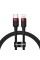 Кабель Baseus Cafule Cable Type-C to iP PD 20W 1m Red+Black (CATLKLF-91)