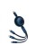 Кабель Baseus Bright Mirror 2 Series Retractable 3-in-1 Fast Charging Data Cable Type-C to M+L+C 100W 1.1m Blue (CAMJ010203)