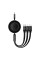 Кабель Baseus Bright Mirror 2 Series Retractable 3-in-1 Fast Charging  Data Cable Type-C to M+L+C 100W 1.1m Black (CAMJ010201)