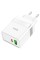 Мережевий зарядний пристрій HOCO N21 Topspeed PD30W+QC3.0 charger White (6931474757777)