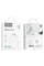 Мережевий зарядний пристрій HOCO C111A Lucky dual-port PD30W+QC3.0 charger set(Type-C to Type-C) White (6931474790880)