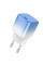 Мережевий зарядний пристрій HOCO C101A single port PD20W charger Ice Blue (6931474769374)