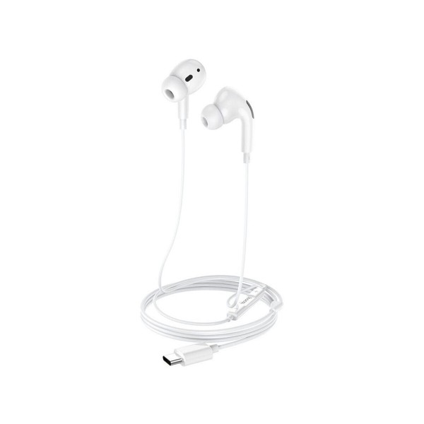Навушники HOCO M101 Pro Crystal sound Type-C wire-controlled digital earphones with microphone White (6931474782403)