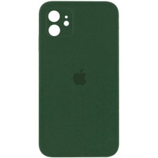 Чохол для смартфона Silicone Full Case AA Camera Protect for Apple iPhone 12 40,Atrovirens (FullAAi12-40)