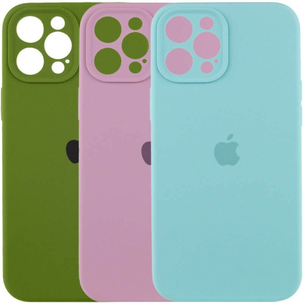 Чохол для смартфона Silicone Full Case AA Camera Protect for Apple iPhone 12 Pro 49,Cornflower (FullAAi12P-49)