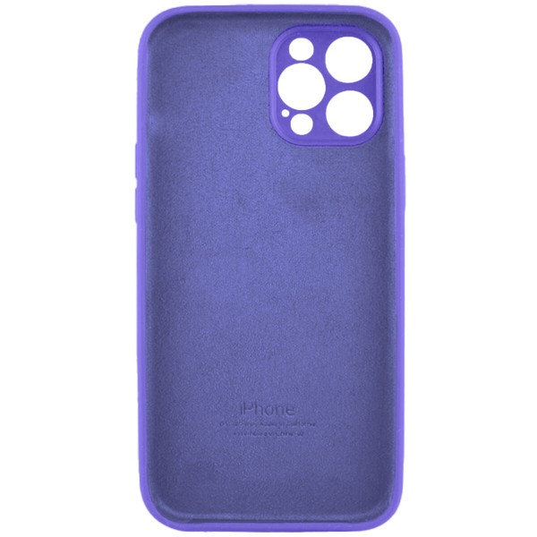 Чохол для смартфона Silicone Full Case AA Camera Protect for Apple iPhone 12 Pro Max 22,Dark Purple (FullAAi12PM-22)