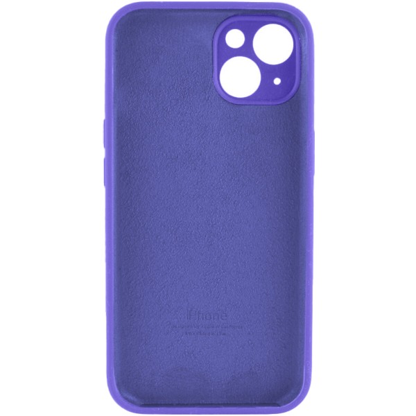 Чохол для смартфона Silicone Full Case AA Camera Protect for Apple iPhone 13 22,Dark Purple (FullAAi13-22)