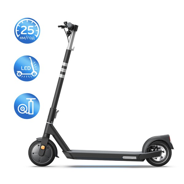 Електросамокат OKAI ES20-NEON Black 9", 300(600)W, 9.8Ah, 40km, 25km\h, 20%, NFC, App, 16kg (ES20-B)