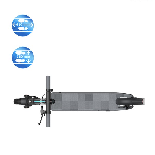 Електросамокат OKAI ES20-NEON Black 9", 300(600)W, 9.8Ah, 40km, 25km\h, 20%, NFC, App, 16kg (ES20-B)