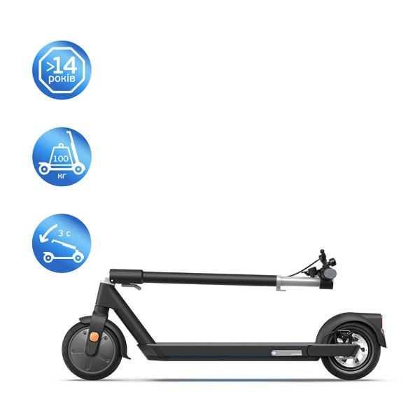 Електросамокат OKAI ES20-NEON Black 9", 300(600)W, 9.8Ah, 40km, 25km\h, 20%, NFC, App, 16kg (ES20-B)