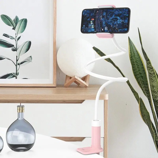 Тримач для телефона HOCO PH23 Balu mobile phone stand Pink White (6931474719416)