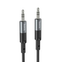 Аудіокабель HOCO UPA23 AUX audio cable Metal Gray (6931474783820)