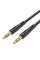 Аудіокабель HOCO UPA24 Smooth AUX audio cable Black (6931474789136)