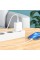 Мережевий зарядний пристрій BOROFONE BA75A Powerful dual port PD30W+QC3.0 charger set(C to iP) White (BA75ACLW)