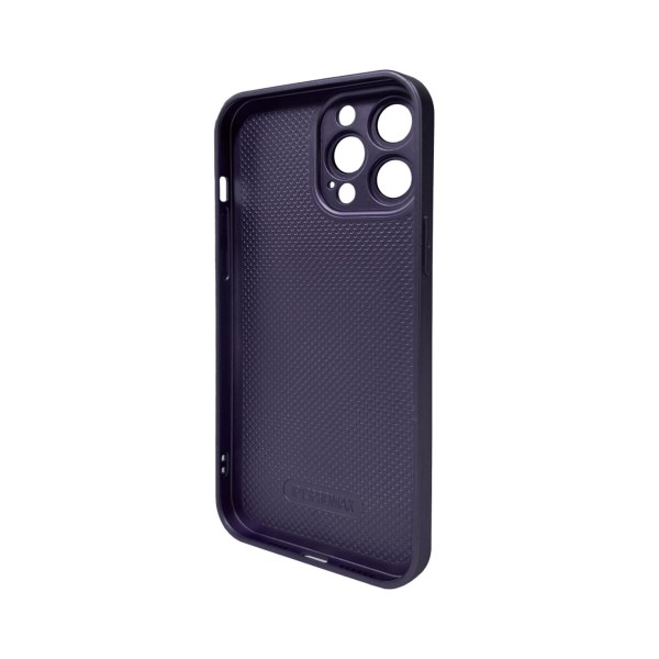 Чохол для смартфона AG Glass Matt Frame Color Logo for Apple iPhone 13 Pro Max Deep Purple (AGMattFrameiP13PMPurple)