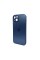 Чохол для смартфона AG Glass Matt Frame Color Logo for Apple iPhone 14 Navy Blue (AGMattFrameiP14Blue)