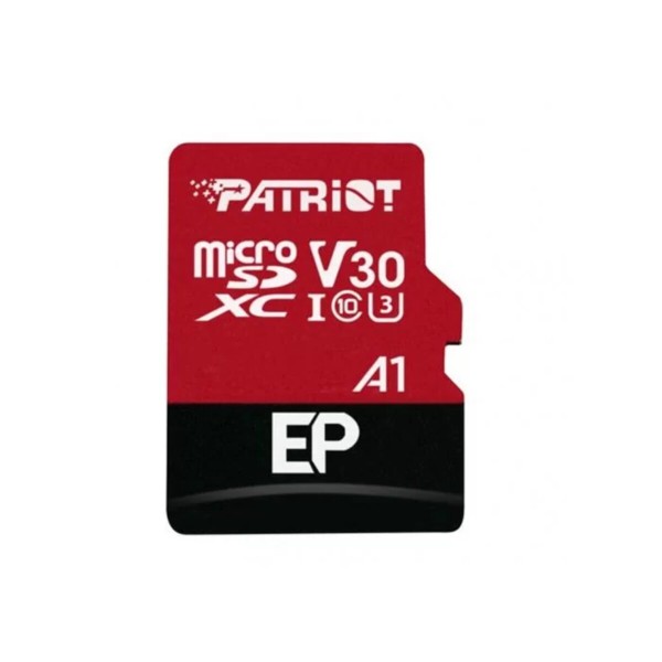 Карта пам'яті microSDXC (UHS-1 U3) Patriot EP Series 1Тb class 10 V30 (R-100MB/s, W-80MB/s) (adapter SD) (PEF1TBEP31MCX)
