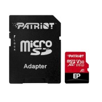Карта пам'яті microSDXC (UHS-1 U3) Patriot EP Series 1Тb class 10 V30 (R-100MB/s, W-80MB/s) (adapter SD) (PEF1TBEP31MCX)