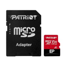 Карта пам'яті microSDXC (UHS-1 U3) Patriot EP Series 1Тb class 10 V30 (R-100MB/s, W-80MB/s) (adapter SD) (PEF1TBEP31MCX)