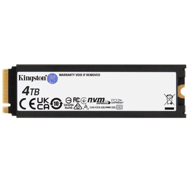 Накопичувач SSD M.2 Kingston FURY Renegade with Heatsink 4TB 2280 NVMe PCIe Gen 4.0 x4 3D TLC NAND (SFYRDK/4000G)