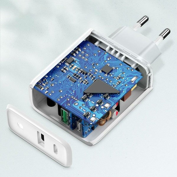 Мережевий зарядний пристрій UGREEN CD170 38W USB-C Wall Charger EU (White) (UGR-60468) (UGR-60468)