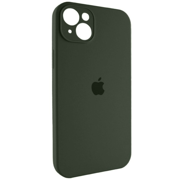 Чохол для смартфона Silicone Full Case AA Camera Protect for Apple iPhone 15 40,Atrovirens (FullAAi15-40)