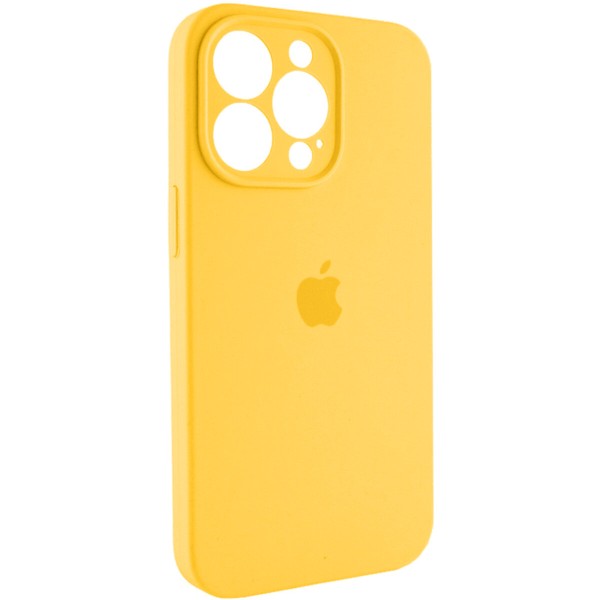 Чохол для смартфона Silicone Full Case AA Camera Protect for Apple iPhone 15 Pro 56,Sunny Yellow (FullAAi15P-56)
