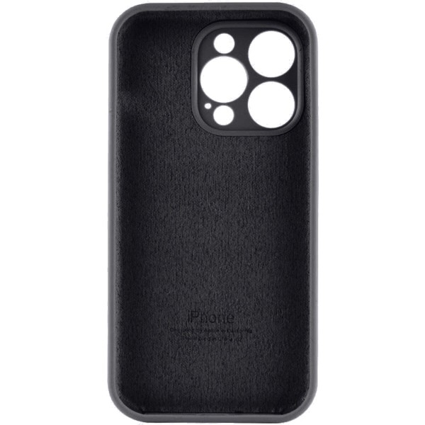 Чохол для смартфона Silicone Full Case AA Camera Protect for Apple iPhone 15 Pro Max 14,Black (FullAAi15PM-14)